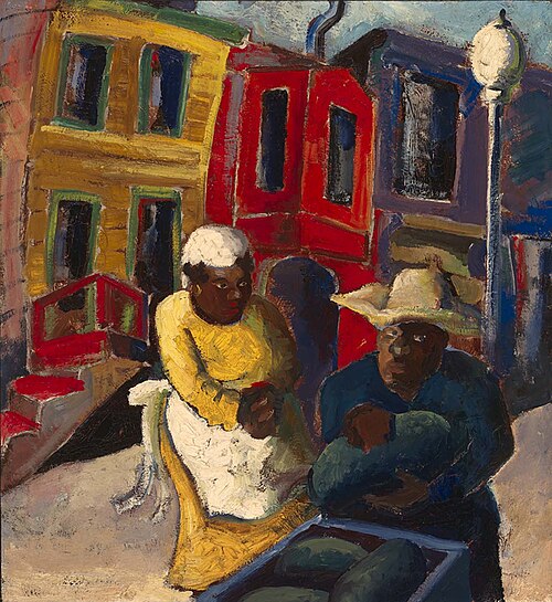 Melon Vendor, 1934, Bernice Cross
