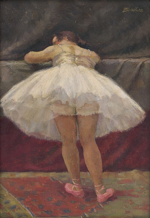 Resting Ballet Dancer, 1922, Ladislav Treskoň