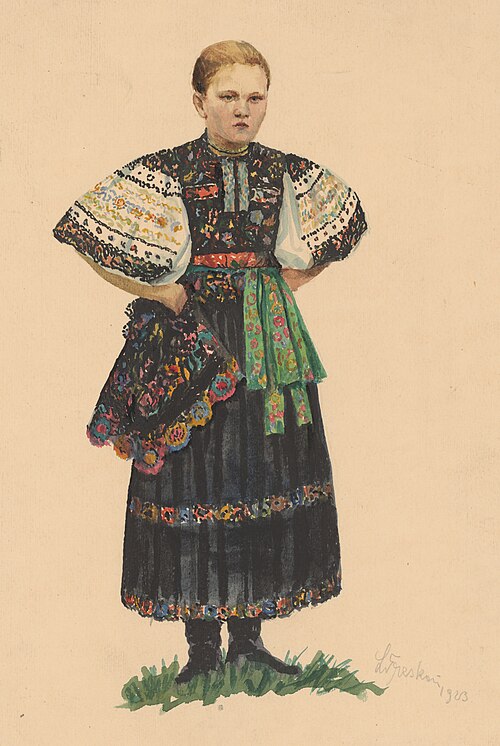 Dora Konôpka from Očová, , Ladislav Treskoň