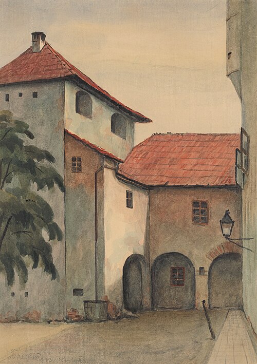 Courtyard in Zvolen, , Ladislav Treskoň