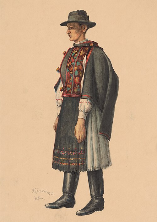 Study of a Man from Detva, , Ladislav Treskoň