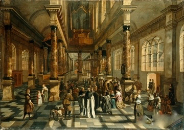 Church Interior, 1671, Rutger von Langerfeld