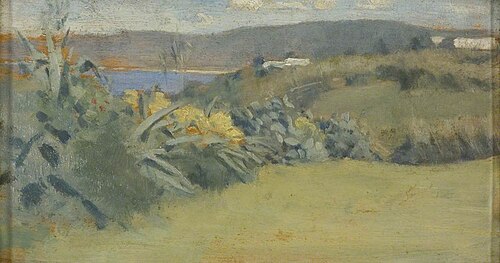 Tangier Landscape, 1885, Norman Garstin