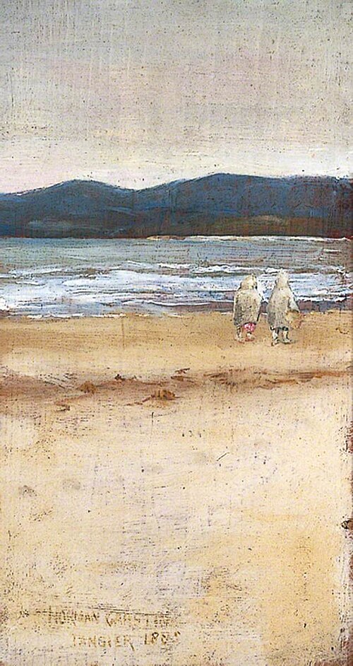 On the Sands, Tangier, 1885, Norman Garstin