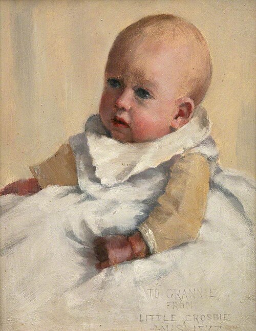 Crosbie Garstin as a Baby, 1887, Norman Garstin