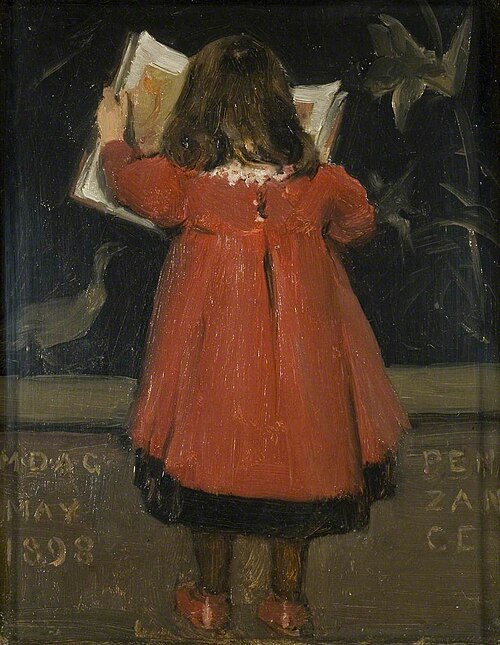 Portrait of the Artist's Daughter, Alethea Garstin, 1898, Norman Garstin