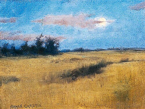 Canadian Landscape with Rising Moon, , Norman Garstin