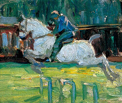 Taking the Fence, , Norman Garstin