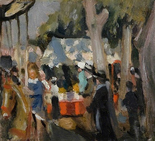 At the Fair, , Norman Garstin