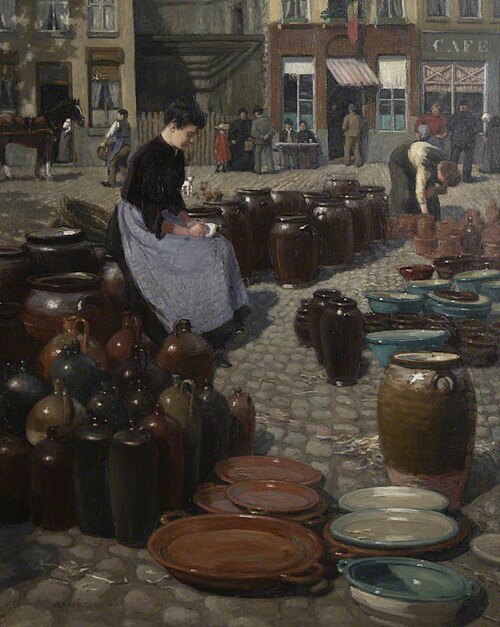 Among the Pots, 1911, Norman Garstin
