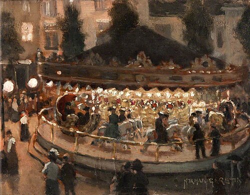 Roundabout, Diest, , Norman Garstin