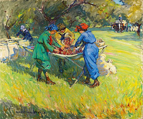 Apple Picking, 1919, Manly Edward MacDonald