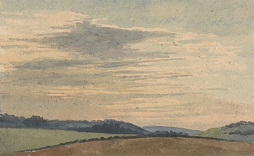 Landscape with Hills in the Distance, , David Charles Read