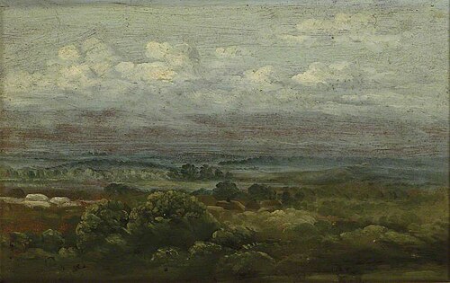 View in the New Forest near Southampton, 1823, David Charles Read