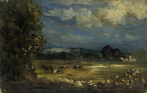 Britford Vale: Water Meadows, 1835, David Charles Read