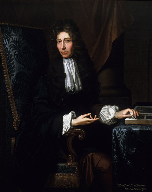The Shannon Portrait of the Hon. Robert Boyle, 1689, Johann Kerseboom