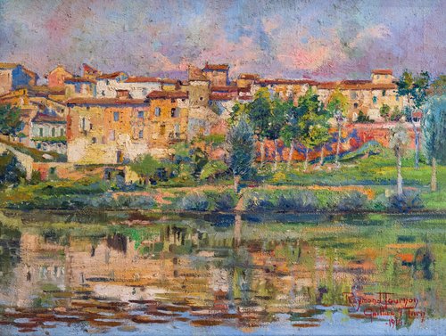 Les bords du Tarn, 1914, Raymond Tournon