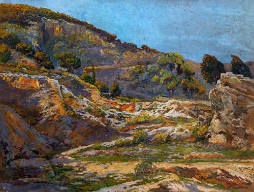 Le Bar (Pr Villefranche-sur-Mer), 1919, Raymond Tournon