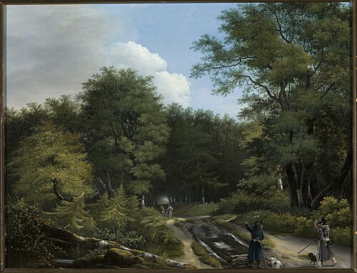 Forest road, 1824, Kazimierz Żwan