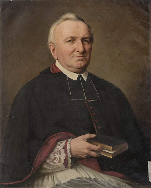 Portret Monseigneur Hoefnagels, 1890, Heinrich Windhausen