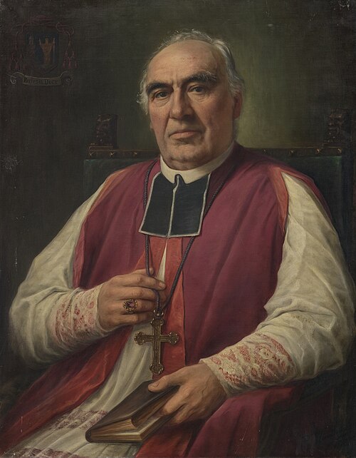 Portret Monseigneur Manneus, 1927, Paul Windhausen
