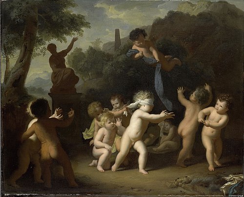 Playing Putti, 1710, Hendrik van Limborch