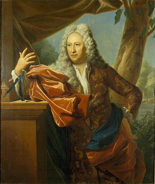 Portret van David Johan Martens (1668-1737), 1726, Hendrik van Limborch
