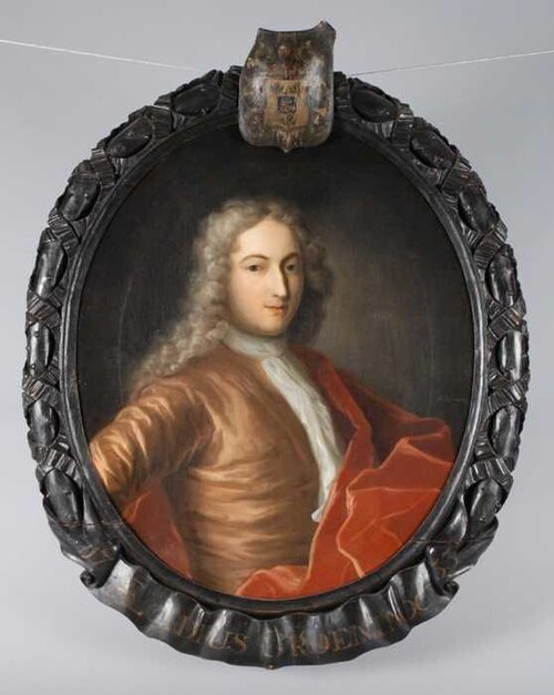 Portrait of Aegidius Groeninx van Zoelen (1703-1737), 1738, Hendrik van Limborch