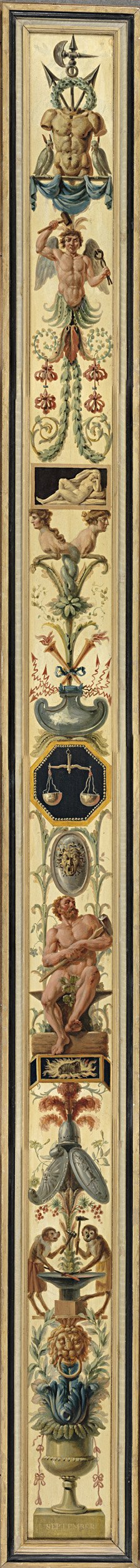 September, with the Sign of Libra, 1790, Jan Kamphuysen