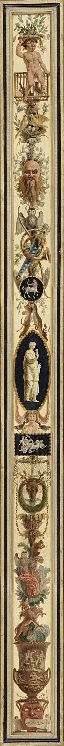 November, with the Sign of Sagittarius, 1790, Jan Kamphuysen