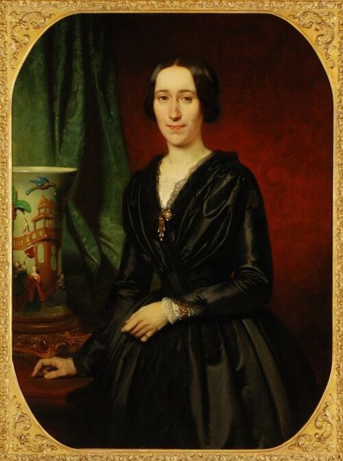 Portret van Elisabeth van Hoboken (1819-1888), 1847, Willem Hendrik Schmidt