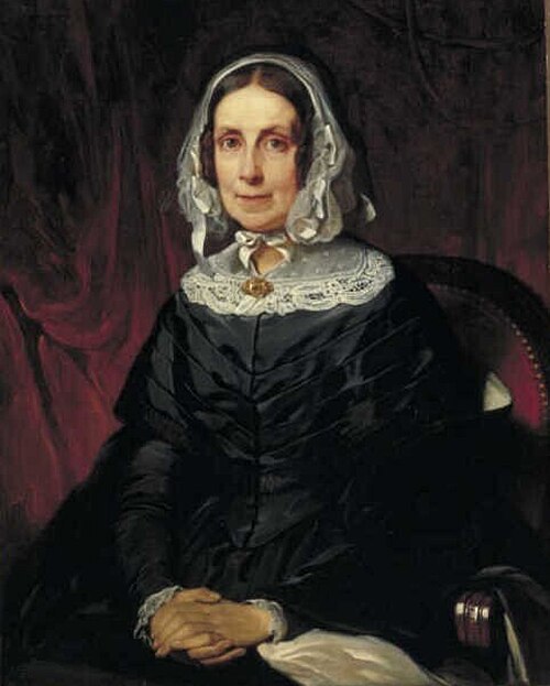 Portrait of an Old Lady, 1845, Willem Hendrik Schmidt