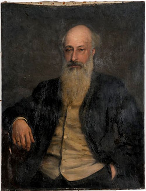 Paul François Hubrecht (1829-1902), vader van de schilderes, 1887, Bramine Hubrecht