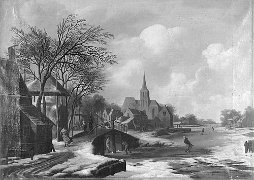 Winterlandschap, 1794, Christoffel Frederik Franck