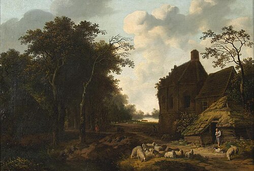 Zomers boslandschap, 1816, Christoffel Frederik Franck