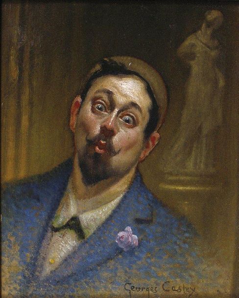 Autoportrait, 1890, Georges Castex