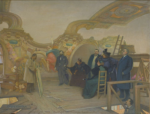 L'Atelier de Paul Pujol à la salle des Illustres, 1896, Georges Castex