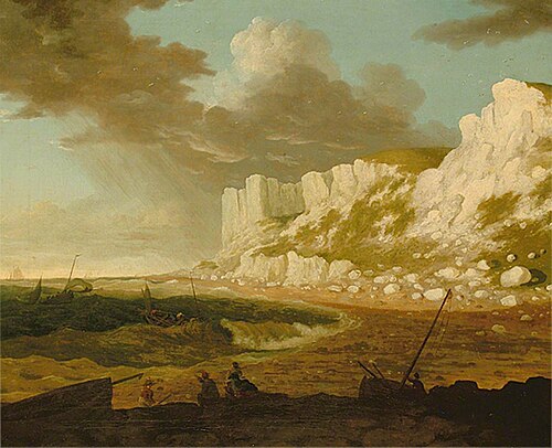 Coast Scene with Approaching Storm, 1771, Thomas Jones