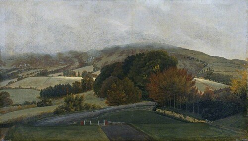 Carneddau Mountains from Pencerrig, 1776, Thomas Jones