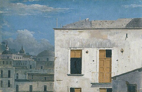 Buildings in Naples, 1782, Thomas Jones