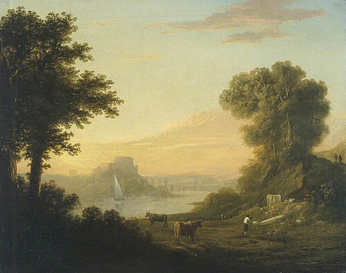 Classical Landscape with a River, 1794, Thomas Jones