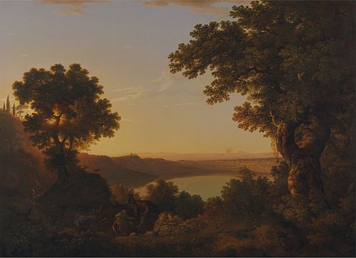 Lake Albano, 1777, Thomas Jones