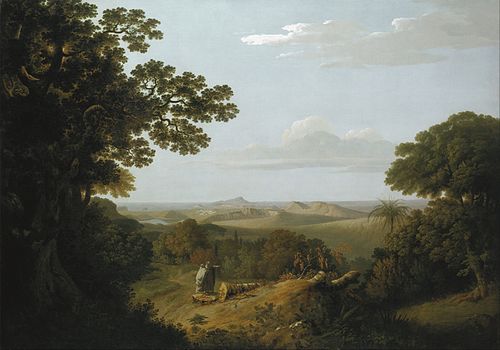 View of the Campi Flegrei from the Camaldolese Convent near Naple, 1783, Thomas Jones