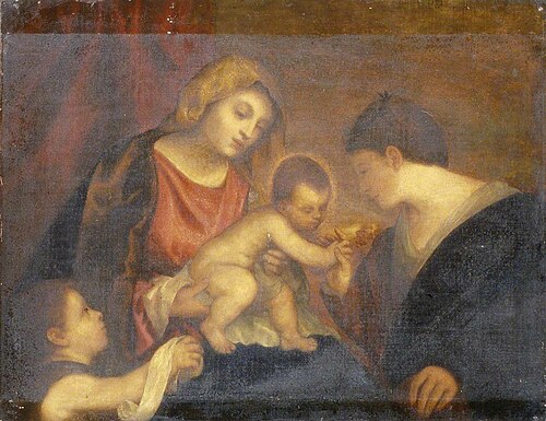 The Marriage of Saint Catherine, 1530, Francesco Vecellio