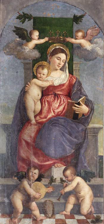Madonna and Child, 1517, Francesco Vecellio