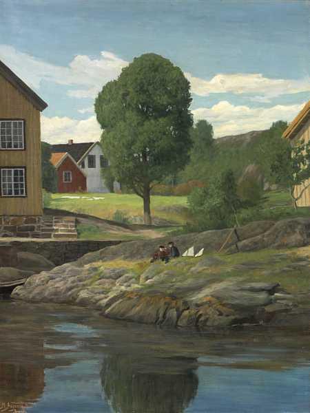 Borøen, 1900, Martin Aagaard