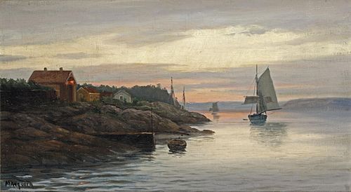 Lever la voile depuis les fjords au coucher du soleil, , Martin Aagaard