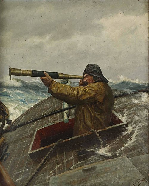 Marin avec longue-vue, , Martin Aagaard