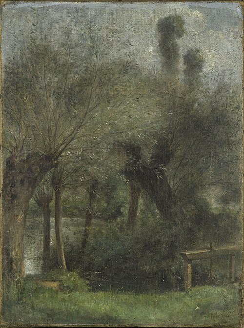 Etang de Jouy-le-Comte près de l'Isle-Adam, 1866, Fernand Pelez