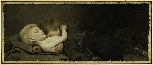 Un nid de misère, 1887, Fernand Pelez